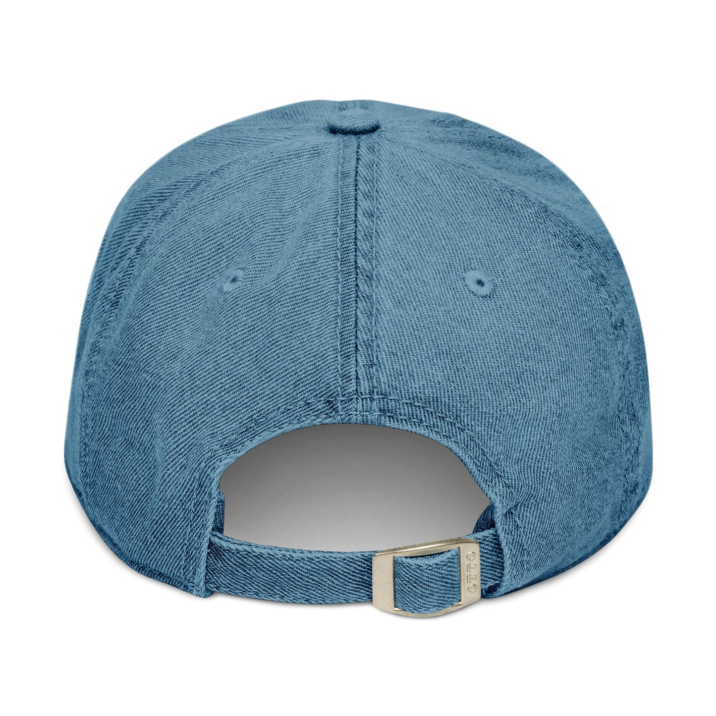 Embroidered Denim Cap