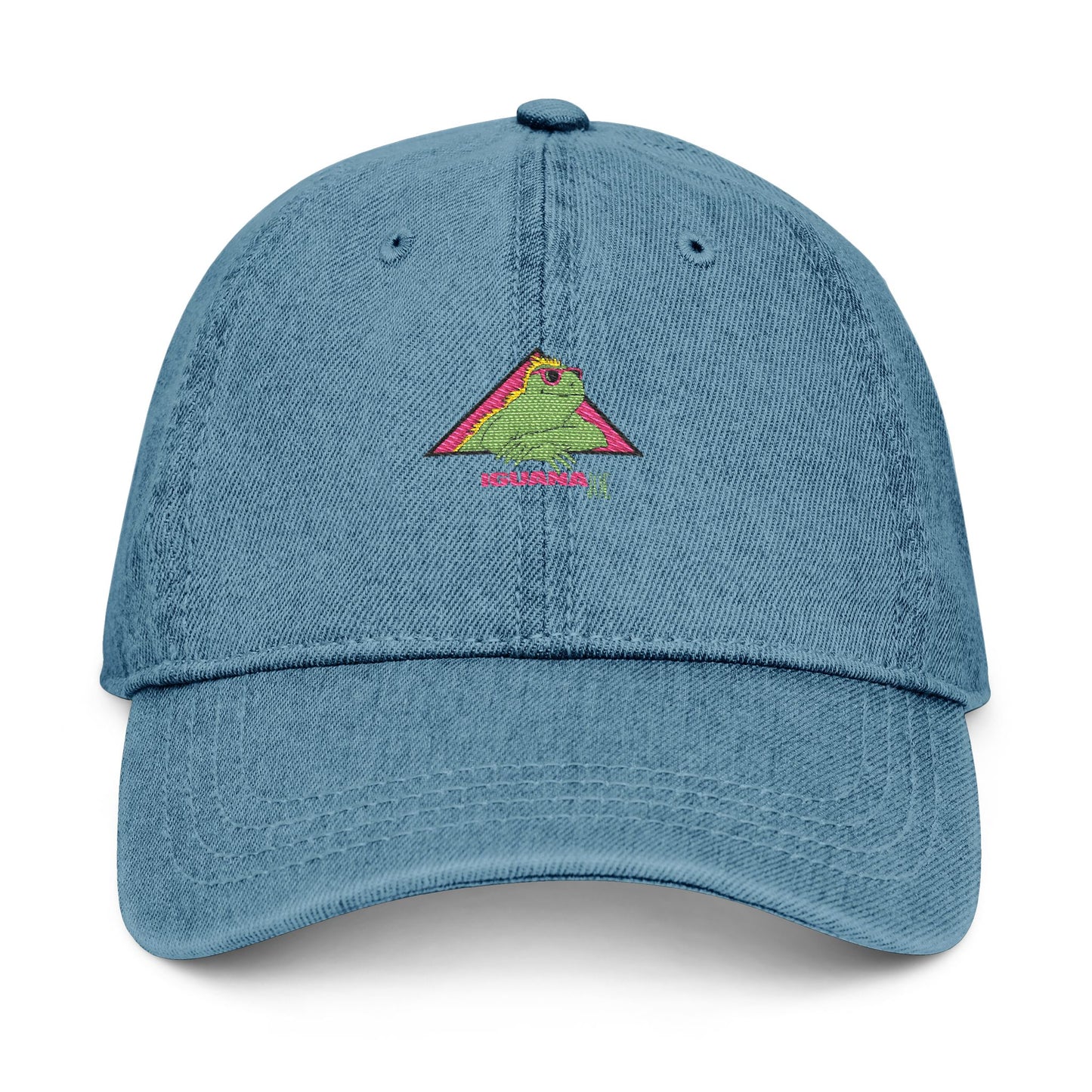 Embroidered Denim Cap